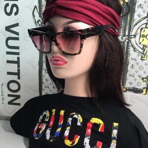 NEW Authentic Ford Women's Pink Sunglasses TF942 56F